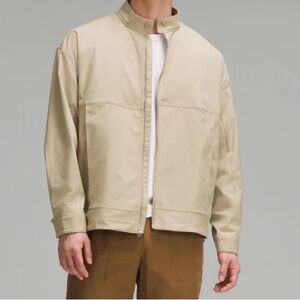 Lululemon NWT Smooth Twill Full Zip Jacket XL Compass Khaki M3EZPS